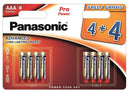 Panasonic Pro Power battery LR03PPG/8B (4+4pcs)