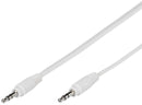 Vivanco cable 3.5mm - 3.5mm 1m, white (35811)-1