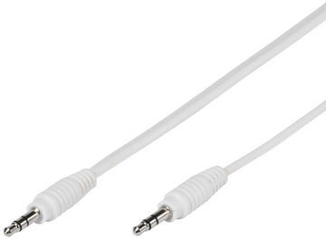 Vivanco cable 3.5mm - 3.5mm 1m, white (35811)