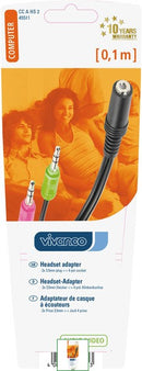 Vivanco adapter 3.5mm - 2x3.5mm (45511)