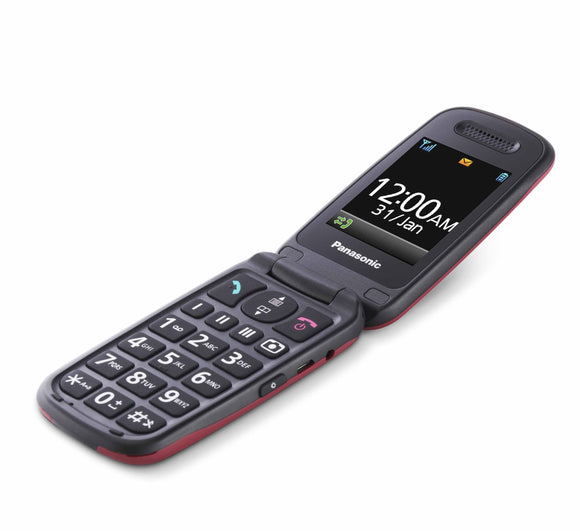 Telefon dla seniora KX-TU446 Czerwony