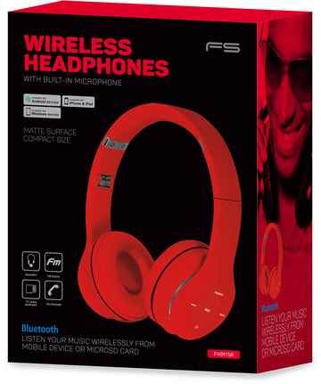 Casque sans fil Omega Freestyle FH0915, rouge
