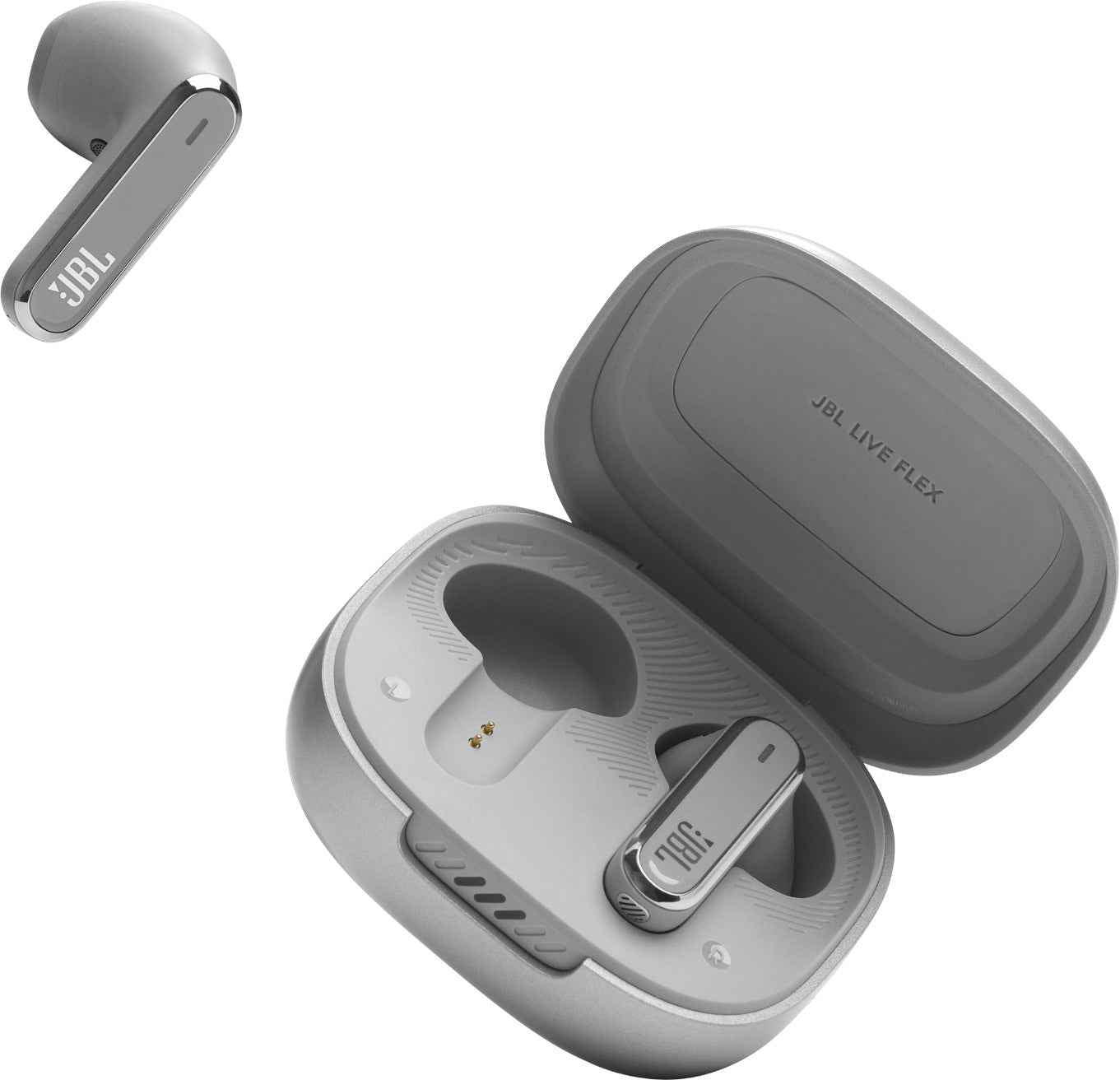 Écouteurs sans fil JBL Live Flex, argent