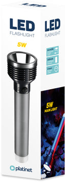 Lampe torche platinet 5 w 2400 mah grise 45771