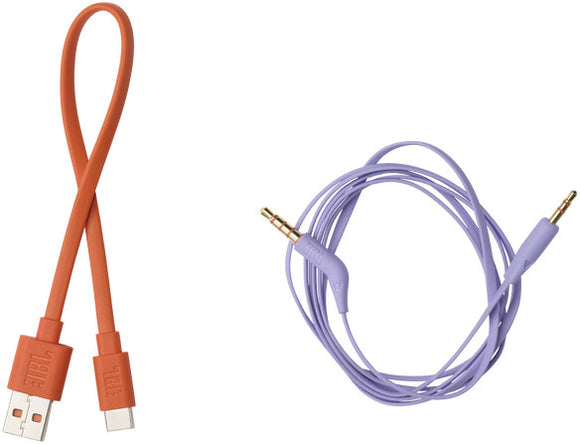 Casque sans fil supra-auriculaire JBL avec réduction du bruit, violet