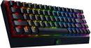  Razer BlackWidow V3 Mini HyperSpeed Gaming keyboard USB+RF Wireless+Bluetooth Yellow Switch, Black