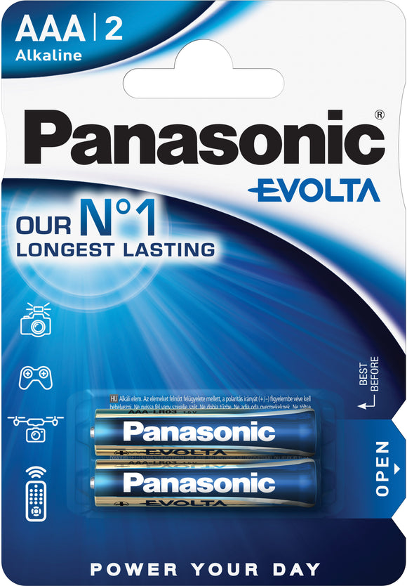 Batterie panasonic evolta lr03ege/2b
