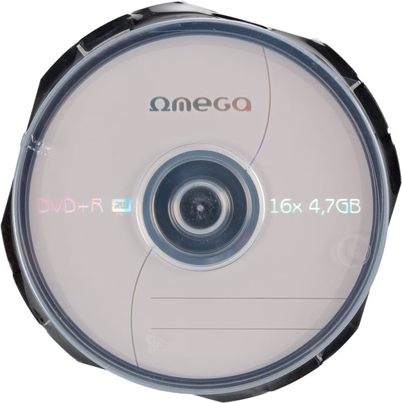 DVD+R Omega 4,7 Go 16x, broche de 10 pièces