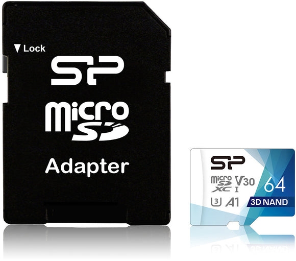 Silicon Power Superior Pro 64 GB MicroSDXC UHS-III Class 10