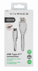 Câble USB-C - USB 2.0 Vivanco 1,2 m (38756)