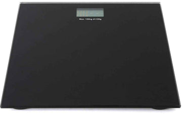 Omega bathroom scale OBSB, black