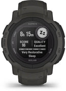 Garmin Instinct 2 Solar 2,29 cm (0,9") MIP 45 mm Numérique 176 x 176 pixels Graphite GPS (satellite)