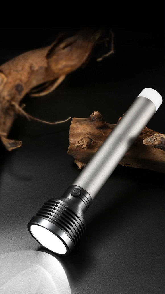 Lampe torche Platinet 5 W 2400 mAh, grise (45771)