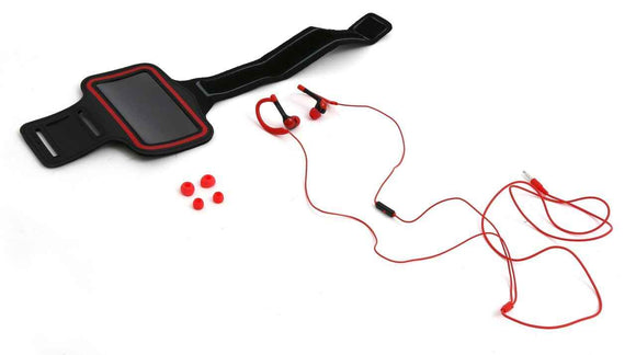 Kit de sport universel Platinet, rouge (42930)