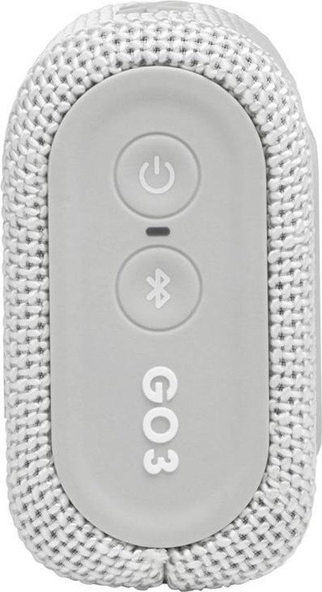 Enceinte sans fil JBL Go 3 BT, blanche