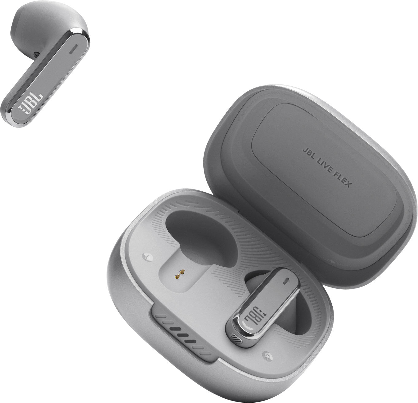 Écouteurs sans fil JBL Live Flex, argent
