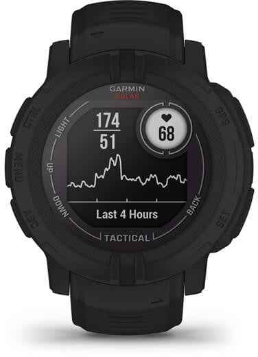 Garmin Instinct 2 Solar Tactical Edition 2.29 cm (0.9") MIP 45 mm Digital 176 x 176 pixels Black GPS (satellite)