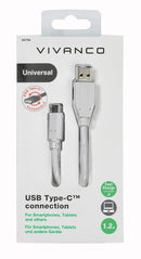 Câble USB-C - USB 2.0 Vivanco 1,2 m (38756)