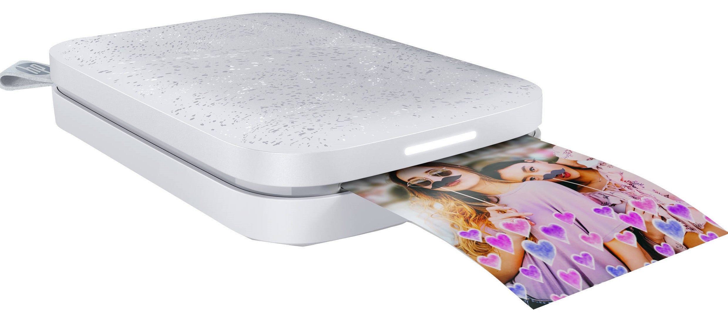Imprimante photo HP Sprocket 200, couleur perle lunaire