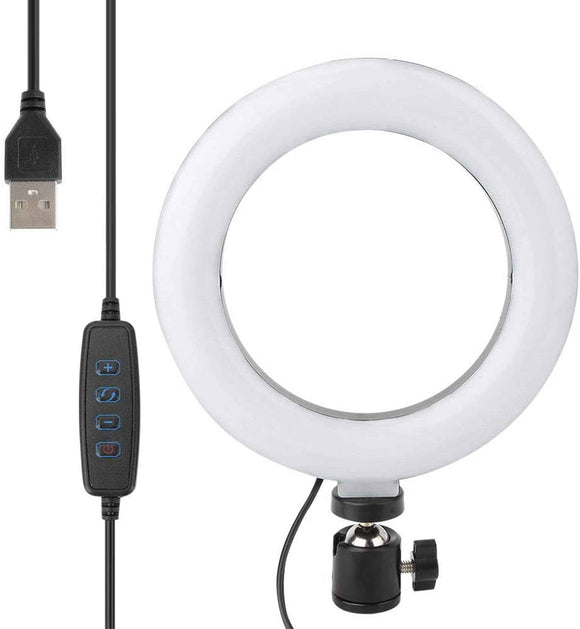 Anneau lumineux Platinet PMRL6 Vlog LED Desktop 6"