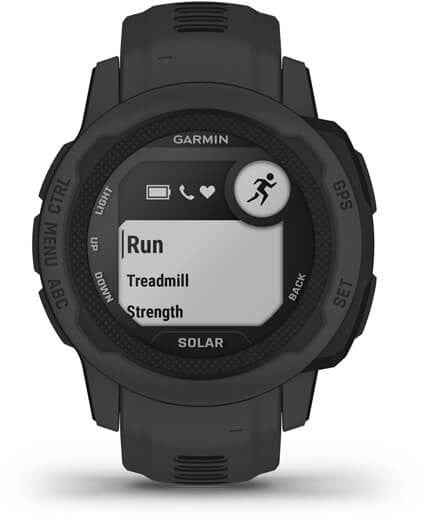 Garmin Instinct 2S Solar 2.01 cm (0.79") MIP 40 mm Digital 156 x 156 pixels Graphite GPS (satellite)