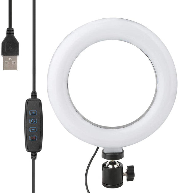 Anneau lumineux Platinet PMRL6 Vlog LED Desktop 6"