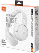 Casque sans fil supra-auriculaire JBL avec réduction du bruit, blanc