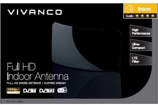 Antenne intérieure Vivanco TVA4040 (38886)