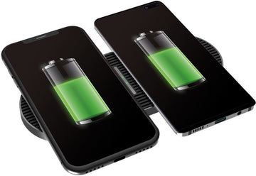 Chargeur sans fil Platinet 2x10W PWCDB
