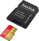 Atmiņas karte SanDisk Extreme mSDXC 256GB + SD Adapter