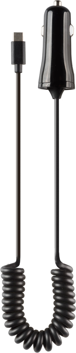 Chargeur de voiture Vivanco USB-C 12 W 1 m, noir (62785)