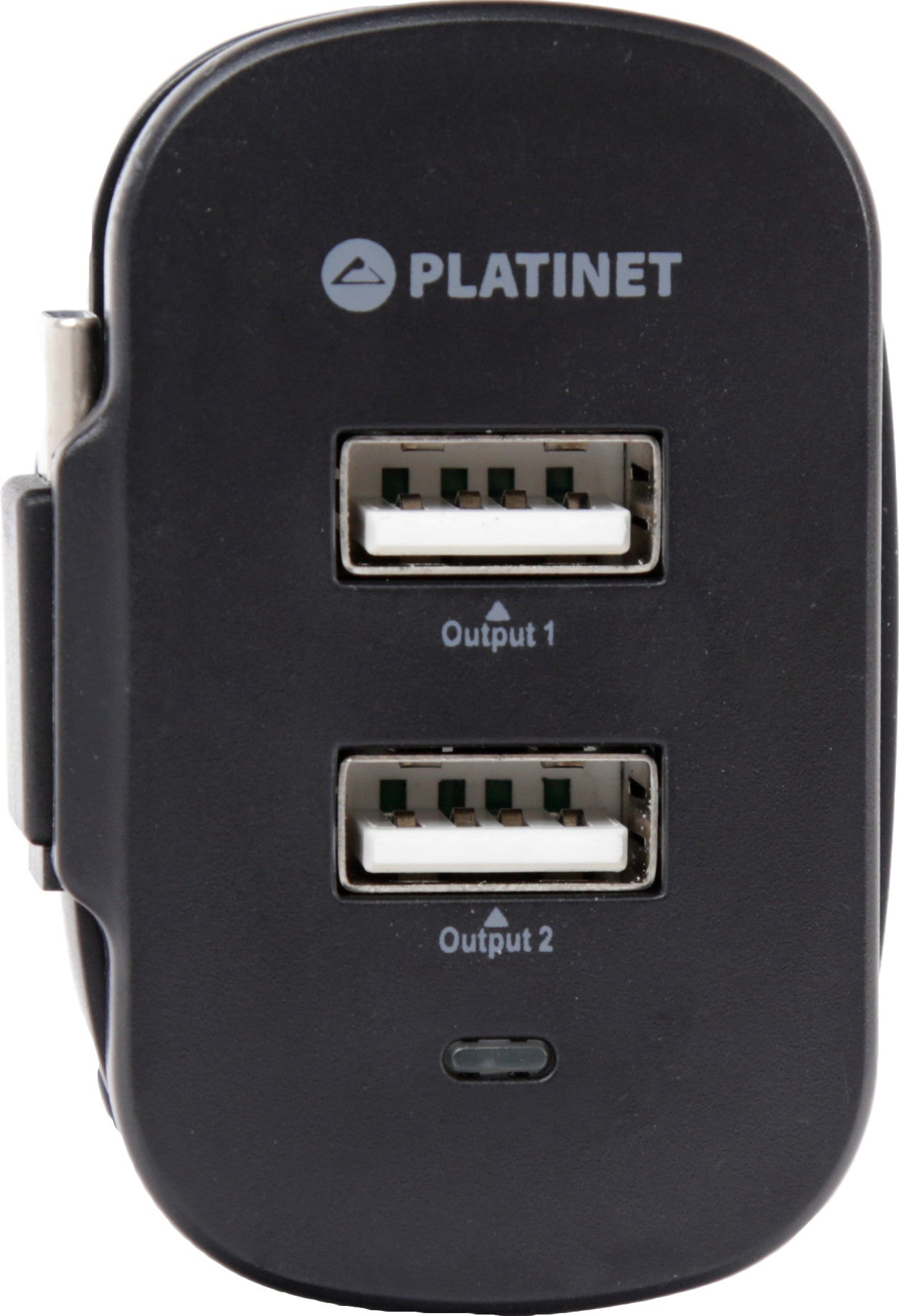 Chargeur Platinet 2xUSB 3,4A + câble USB-C (44654)