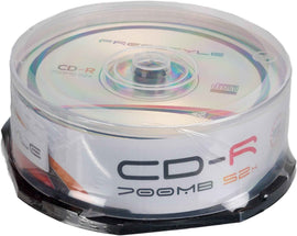 CD-R Omega Freestyle 700 Mo 52x, 25 pièces