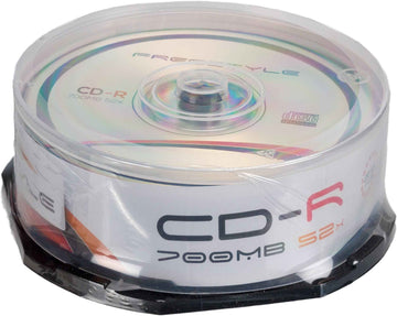 CD-R Omega Freestyle 700 Mo 52x, 25 pièces