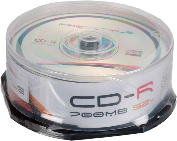 CD-R Omega Freestyle 700 Mo 52x, 25 pièces