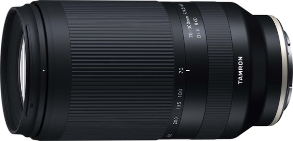Tamron 70-300mm f/4.5-6.3 Di III RXD lens for Sony