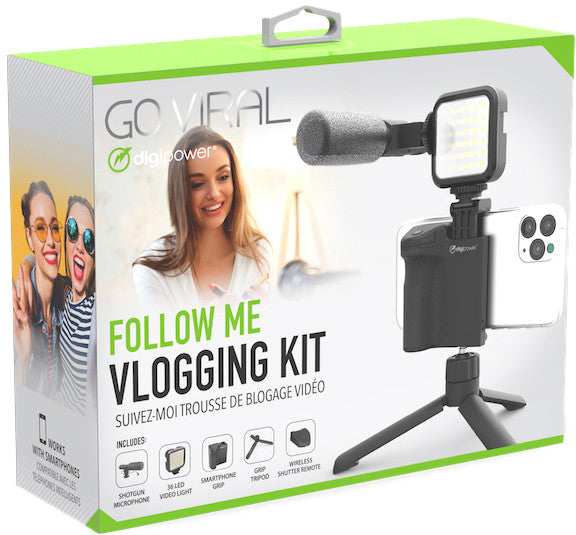 Kit de vlogging Digipower Suivez-moi