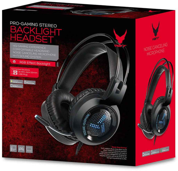 Casque Omega Varr VH8020, noir