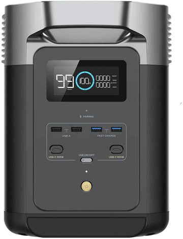 EcoFlow Delta 2 portable power station Lithium Iron Phosphate (LiFePO4) 2200 W 12 kg