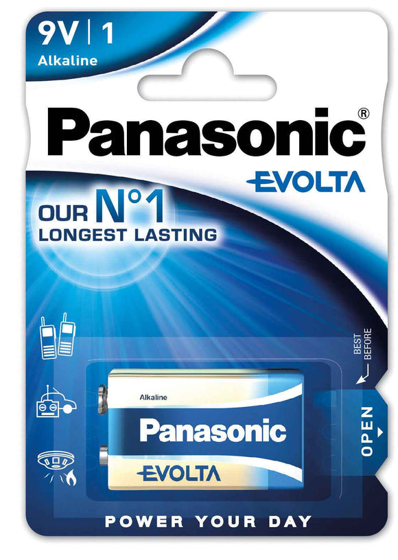 Panasonic Evolta battery 6LR61EGE/1B 9V