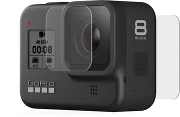 GoPro tempered glass lens + screen protectors HERO8 Black