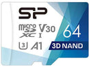 Silicon Power memory card microSDXC 64GB Superior Pro V30 + adapter