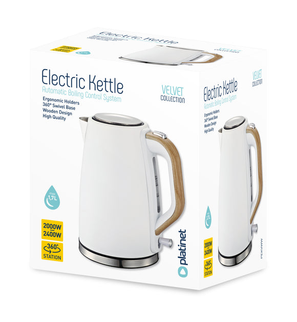 Bouilloire Platinet PEKVWW, blanche