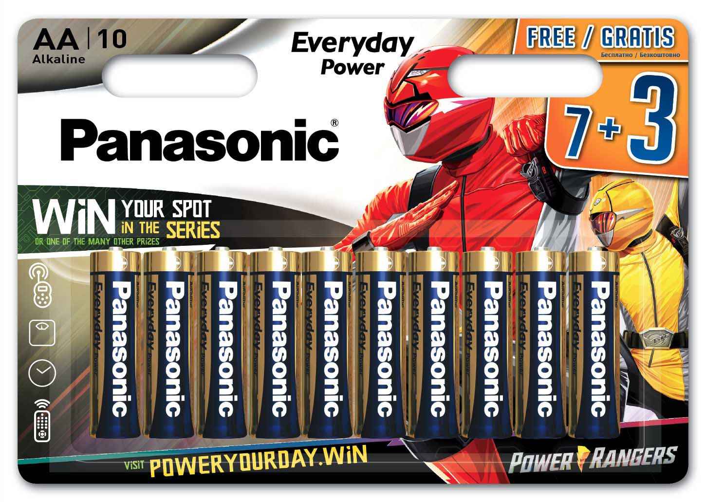Batterie Panasonic Everyday Power LR6EPS/10BW (7+3)