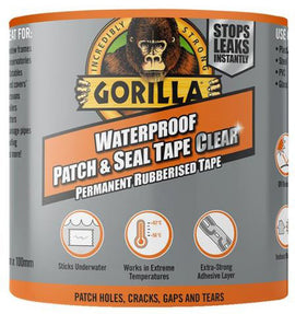Gorilla tape Waterproof Patch & Seal 2.4m, clear