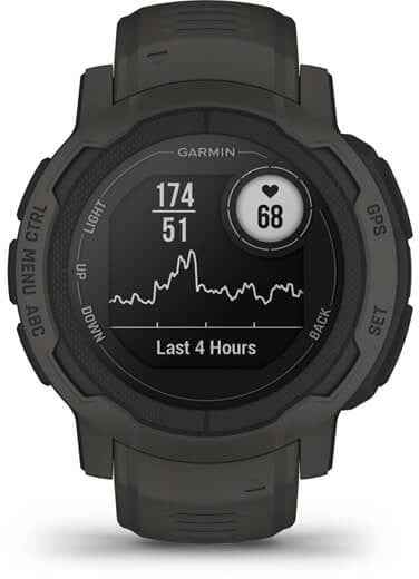Garmin Instinct 2 2.29 cm (0.9") MIP 45 mm Digital 176 x 176 pixels Graphite GPS (satellite)
