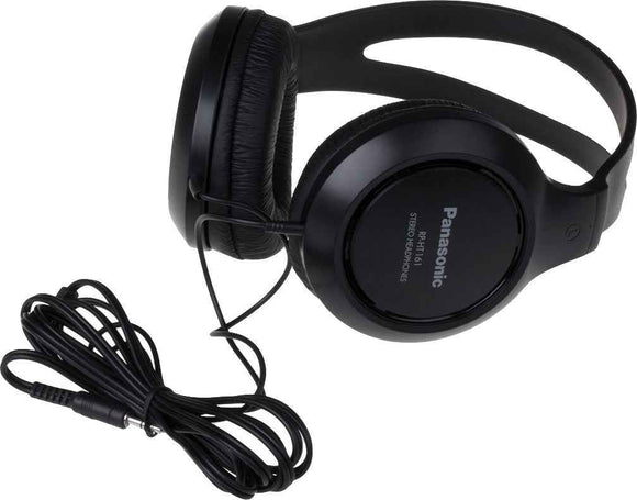 Closed type digital monitoring headphones, speakers with a diameter of 30 mm, neodymium magnet, frequency range 10 Hz - 27 kHz "RP-HT161E-K" (timbru verde 0.8 lei)