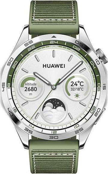 Huawei Watch GT 4 46mm, silver/green