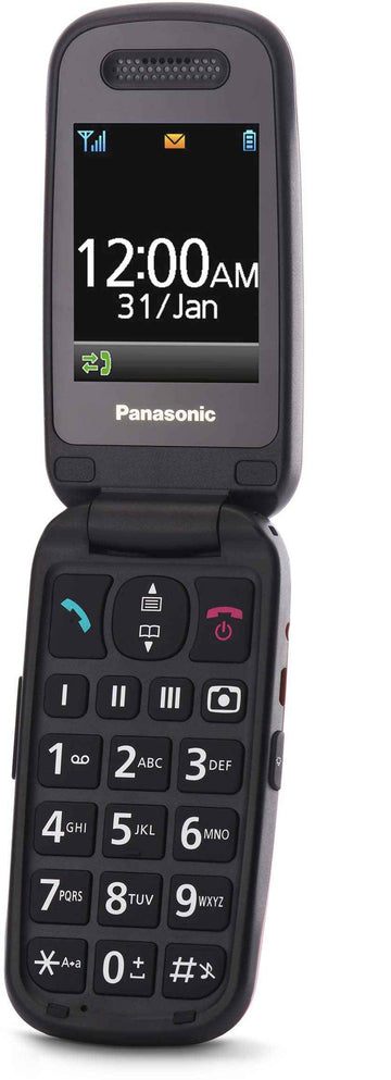 Telefon dla seniora KX-TU446 Czerwony