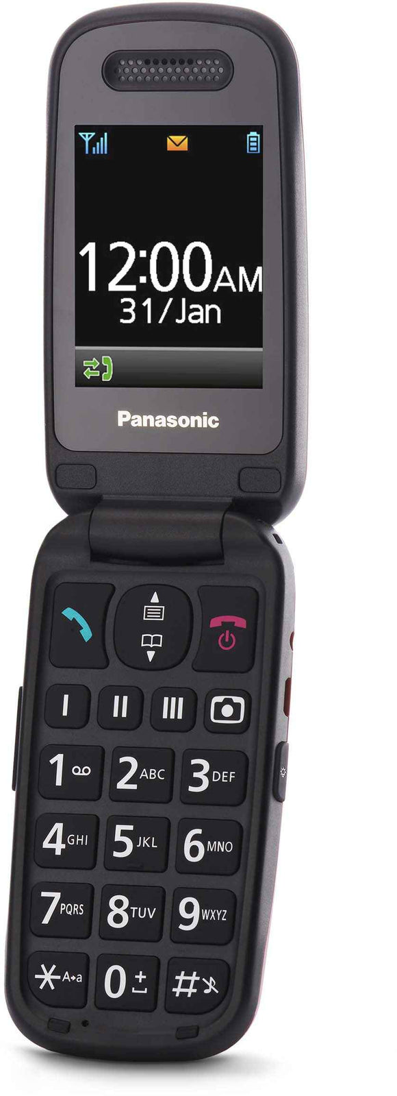 Telefon dla seniora KX-TU446 Czerwony